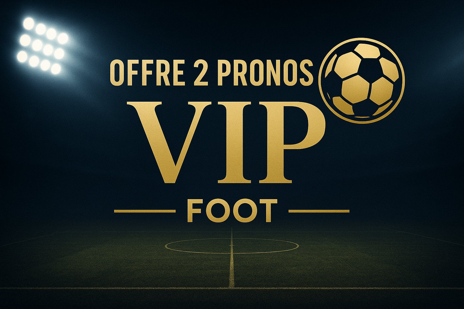 offre 2 VIP pronos foot